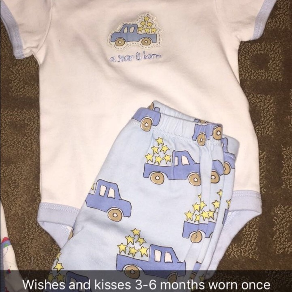 Onsie and pants set. Worn once
